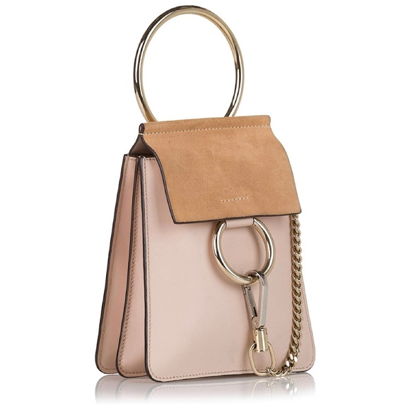 Chloe Faye bracelet mini bag nude blush pink new - Picture 2 of 12